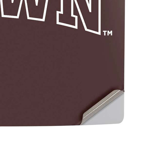 Brown University Outlined PS5 Pro Disk Console Skin