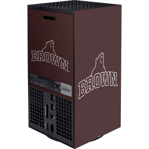 Brown University Outlined XBox Series X Digital Edition Bundle Skin