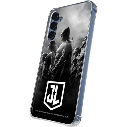 The Justice League (2017) Profile Characters Poster Galaxy A35 5G Clear Case