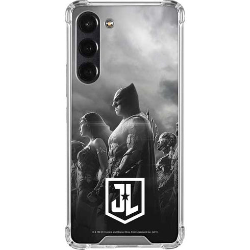 The Justice League (2017) Profile Characters Poster Galaxy S24 FE Clear Case