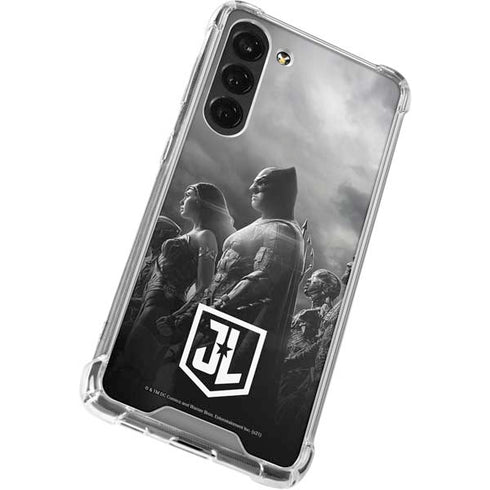 The Justice League (2017) Profile Characters Poster Galaxy S24 FE Clear Case