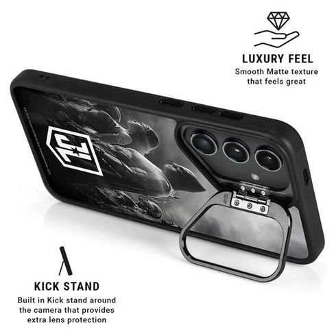 The Justice League (2017) Profile Characters Poster Galaxy S25 Kickstand Case