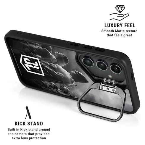 The Justice League (2017) Profile Characters Poster Galaxy S24 Plus Kickstand Case
