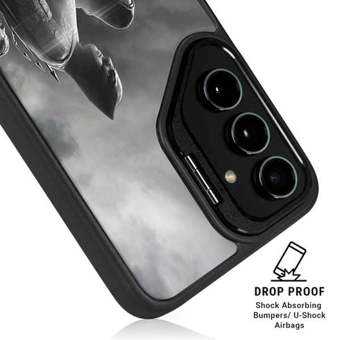 The Justice League (2017) Profile Characters Poster Galaxy S25 Plus Kickstand Case