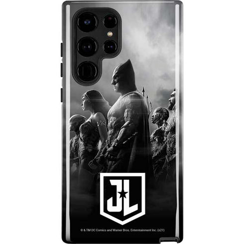The Justice League (2017) Profile Characters Poster Galaxy S25 Ultra Impact Case