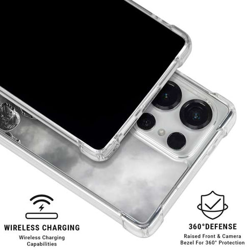 The Justice League (2017) Profile Characters Poster Galaxy S25 Ultra Clear Case