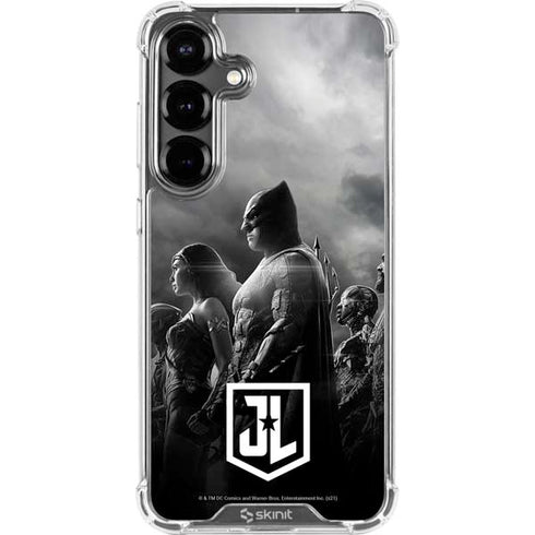 The Justice League (2017) Profile Characters Poster Galaxy S26 Clear Case