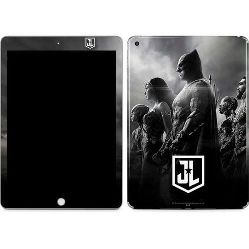 The Justice League (2017) Profile Characters Poster Apple iPad Skin