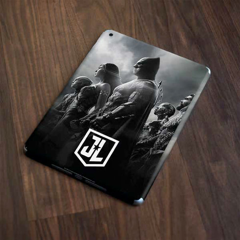 The Justice League (2017) Profile Characters Poster Apple iPad Skin