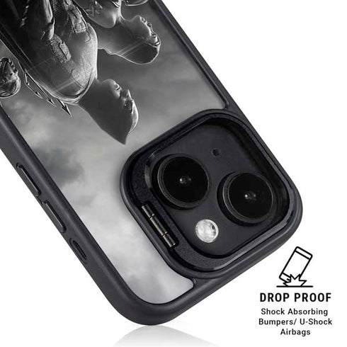 The Justice League (2017) Profile Characters Poster iPhone 13 Kickstand Case
