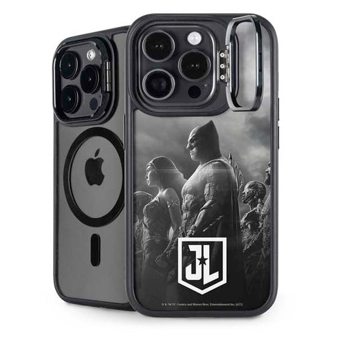 The Justice League (2017) Profile Characters Poster iPhone 13 Pro Kickstand Case