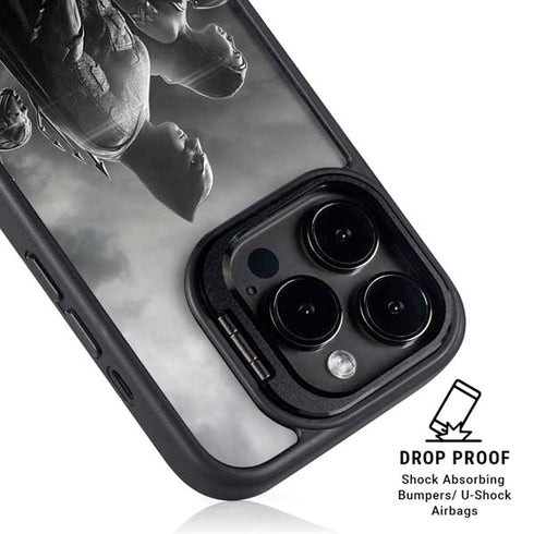 The Justice League (2017) Profile Characters Poster iPhone 13 Pro Kickstand Case
