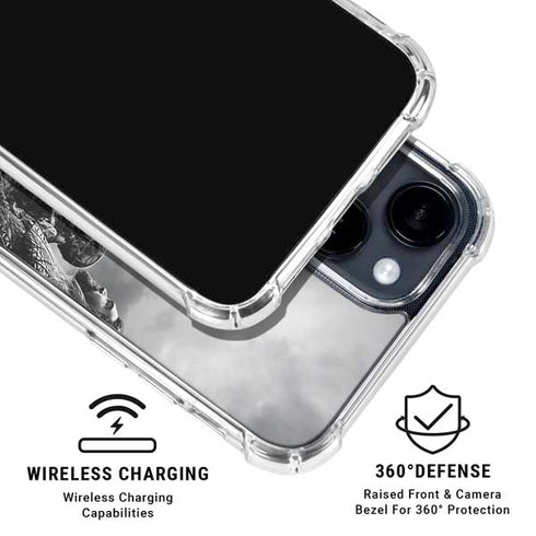 The Justice League (2017) Profile Characters Poster iPhone 15 Clear Case