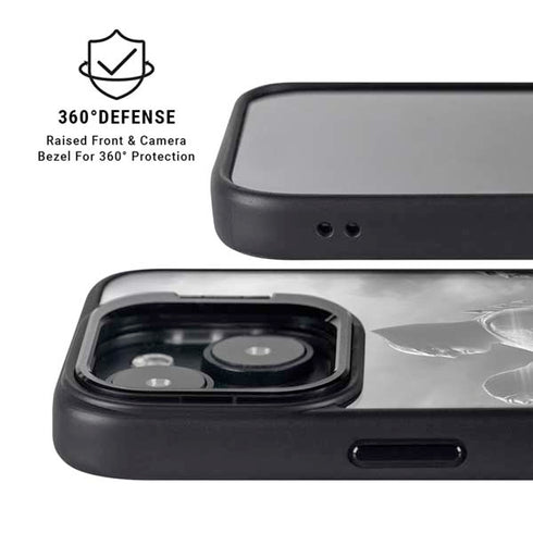 The Justice League (2017) Profile Characters Poster iPhone 15 Plus Kickstand Case