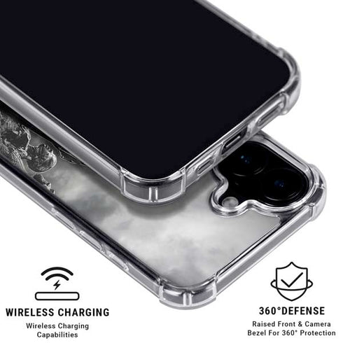 The Justice League (2017) Profile Characters Poster iPhone 16 Clear Case