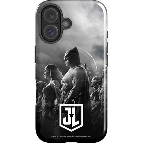 The Justice League (2017) Profile Characters Poster iPhone 16 Magsafe Impact Case