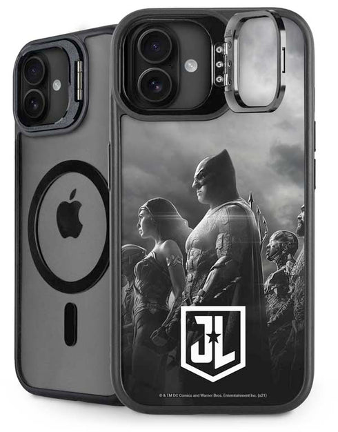 The Justice League (2017) Profile Characters Poster iPhone 16 Plus Kickstand Case