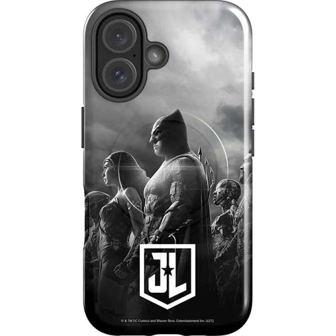 The Justice League (2017) Profile Characters Poster iPhone 16 Plus Magsafe Impact Case