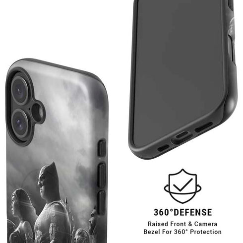 The Justice League (2017) Profile Characters Poster iPhone 16 Plus Magsafe Impact Case