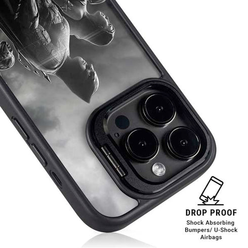 The Justice League (2017) Profile Characters Poster iPhone 16 Pro Kickstand Case