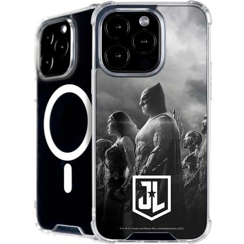 The Justice League (2017) Profile Characters Poster iPhone 16 Pro MagSafe Case