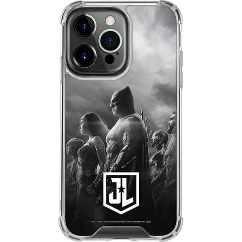 The Justice League (2017) Profile Characters Poster iPhone 16 Pro Max Clear Case