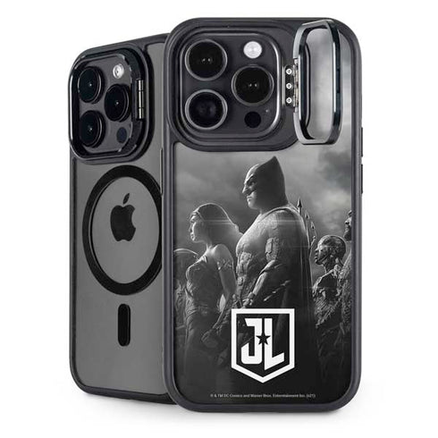 The Justice League (2017) Profile Characters Poster iPhone 16 Pro Max Kickstand Case