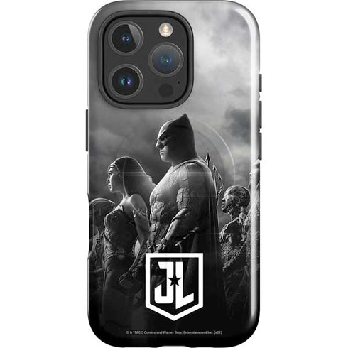 The Justice League (2017) Profile Characters Poster iPhone 16 Pro Max Magsafe Impact Case