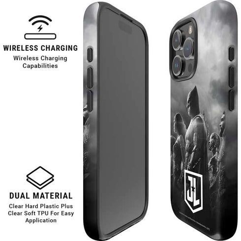 The Justice League (2017) Profile Characters Poster iPhone 16 Pro Max Magsafe Impact Case
