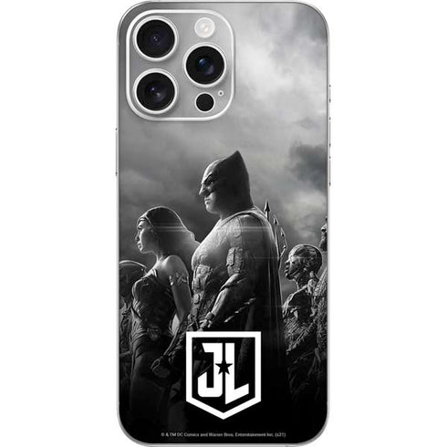 The Justice League (2017) Profile Characters Poster iPhone 16 Pro Max Skin