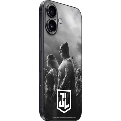 The Justice League (2017) Profile Characters Poster iPhone 16 Skin