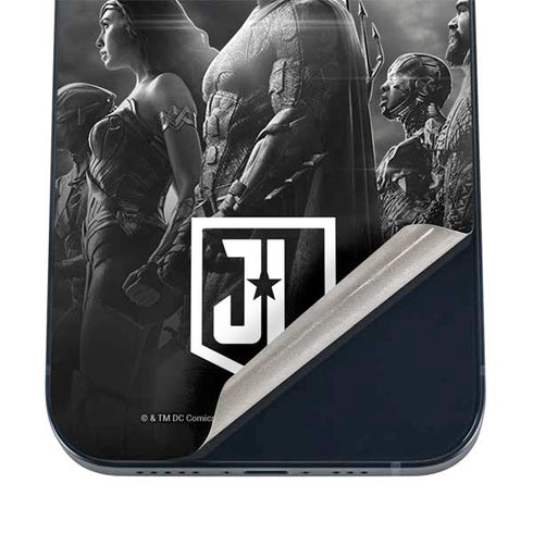The Justice League (2017) Profile Characters Poster iPhone 16 Skin