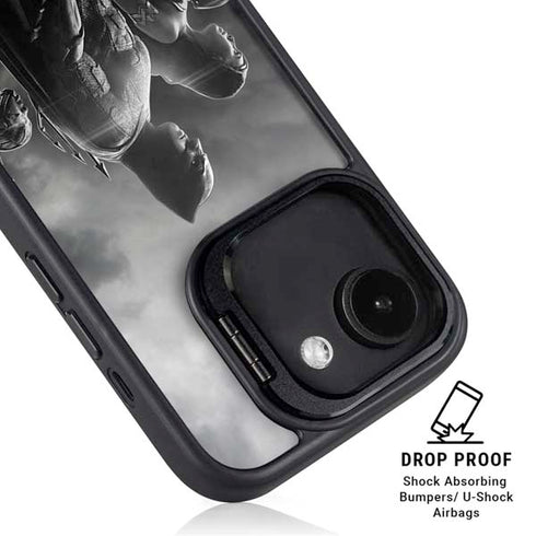 The Justice League (2017) Profile Characters Poster iPhone 16e Kickstand Case
