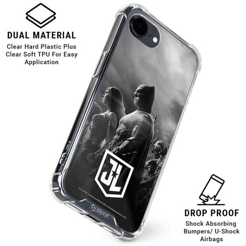 The Justice League (2017) Profile Characters Poster iPhone 16e Clear Case