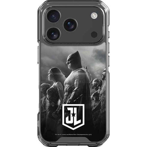 The Justice League (2017) Profile Characters Poster iPhone 18 Pro Clear Case