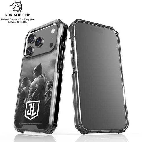 The Justice League (2017) Profile Characters Poster iPhone 18 Pro Clear Case