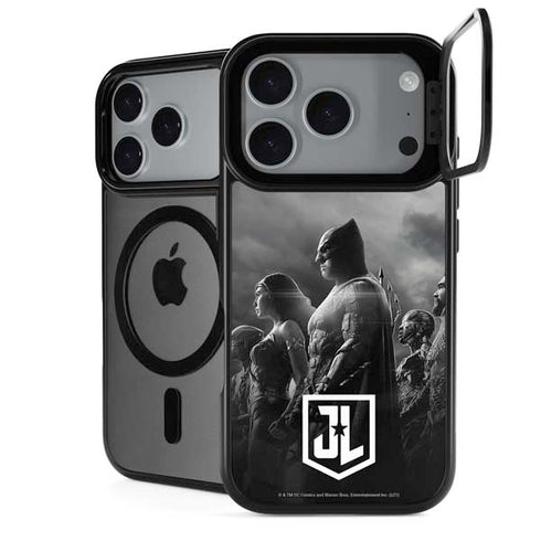 The Justice League (2017) Profile Characters Poster iPhone 18 Pro Max Kickstand Case