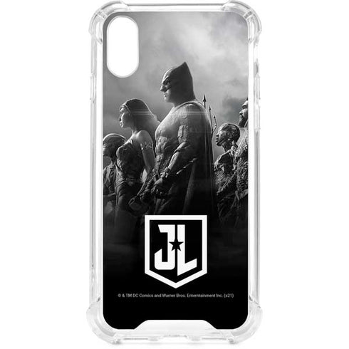The Justice League (2017) Profile Characters Poster iPhone XS Clear Case