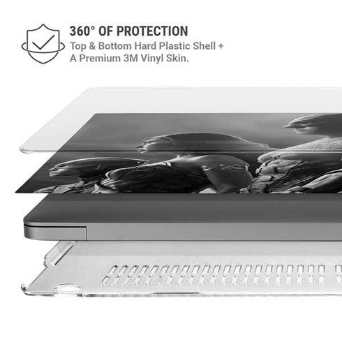 The Justice League (2017) Profile Characters Poster MacBook Pro 14in (2021-24) Case plus Skin