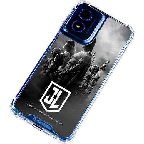 The Justice League (2017) Profile Characters Poster Moto G 5G (2024) Clear Case