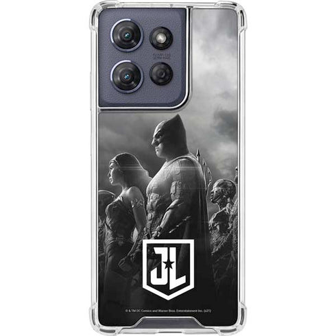 The Justice League (2017) Profile Characters Poster Moto G Power 5G (2025) Clear Case