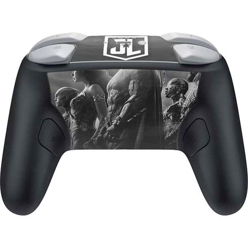 The Justice League (2017) Profile Characters Poster Nintendo Switch 2 (2025) Pro Controller Skin