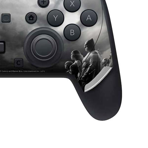 The Justice League (2017) Profile Characters Poster Nintendo Switch 2 (2025) Pro Controller Skin