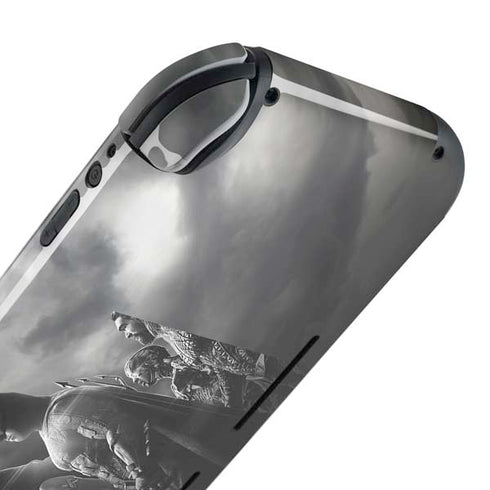 The Justice League (2017) Profile Characters Poster Nintendo Switch Lite Skin