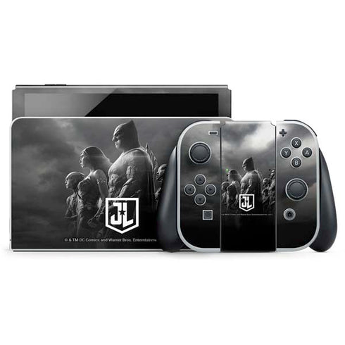 The Justice League (2017) Profile Characters Poster Nintendo Skins