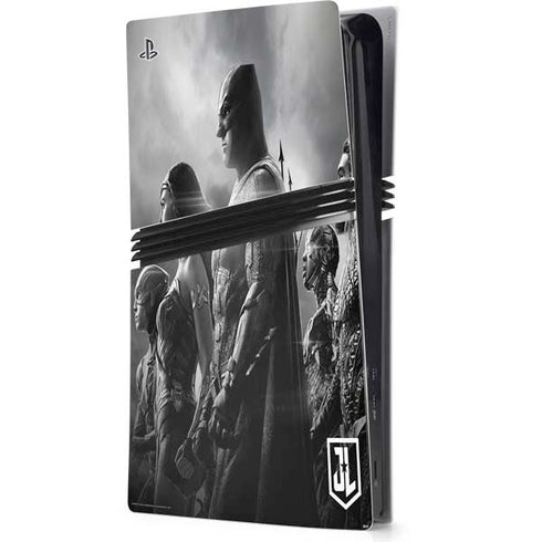 The Justice League (2017) Profile Characters Poster PS5 Pro Console Skin