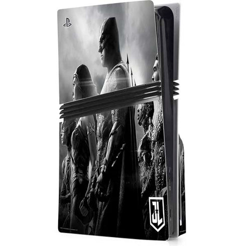 The Justice League (2017) Profile Characters Poster PS5 Pro Disk Console Skin