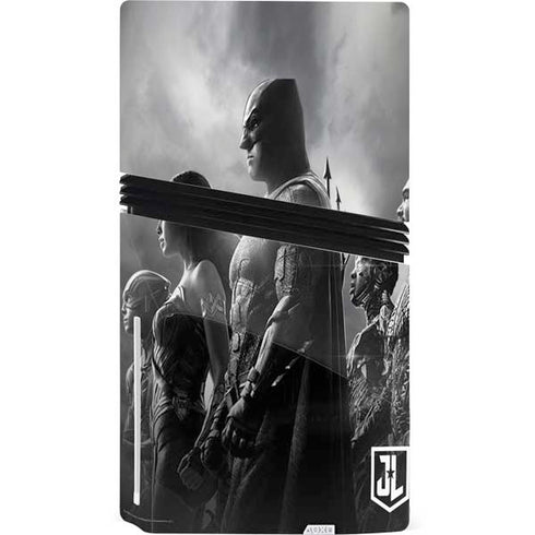 The Justice League (2017) Profile Characters Poster PS5 Pro Disk Console Skin