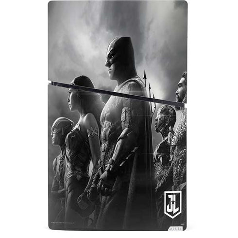 The Justice League (2017) Profile Characters Poster PS5 Slim Digital Edition Console Skin