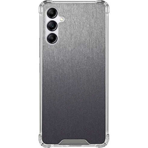 Brushed Steel Texture Gabb Phone 4 Clear Case